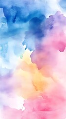 Fototapeta premium Abstract watercolor background with copy space image available