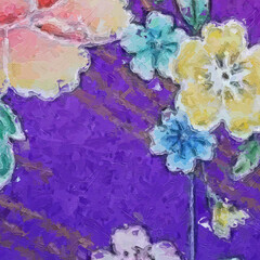 Oil paintings and various flowers, including roses, peonies, cats, dogs, swans, butterflies, cats, dogs, chrysanthemums, are beautiful