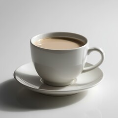 Obraz premium cup of coffee with milk