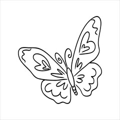 butterfly doodle