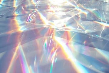 Ethereal Iridescent Light Effects on Transparent Film