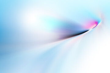 Bright abstract dynamic line curve soft light gradient colorful on blue pastel background design for graphics pattern web illustration technology smart digital backdrop wallpaper banner poster