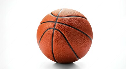 basketball ball isolated on white background