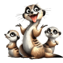 Fototapeta premium Funny cartoon