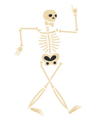 skeleton character dancing