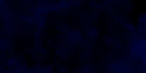 Abstract dark blue watercolor cloudiness, mist, or smog background. Dark navy blue sky with black background and blurred pattern. Vivid textured aquarelle painted art design background.	
