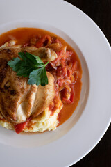 Roasted Chicken Thigh with Mash Potato