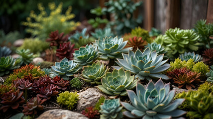 Fototapeta premium cactus in a greenhouse