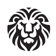 Lion Logo Design Vector Template. Lion Head Logo Icon Vector illustration. 