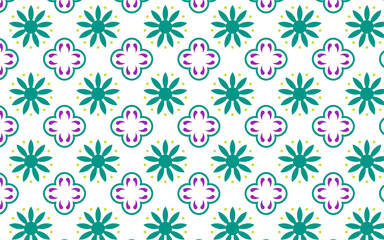seamless pattern with flowers