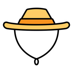 Illustration of Hat Filled Icon