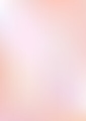 ピンクの柔らかいグラデーション背景ベクターイラスト　A4サイズ縦