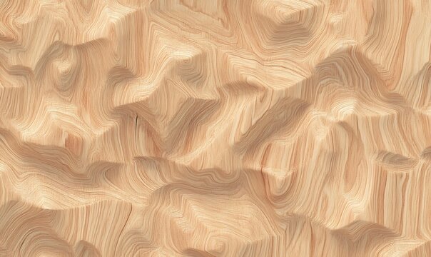 Seamless compressed wood particle board. made of tilable light brown pressed redwood, plywood, pine or oak fiberboard, background texture