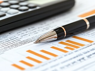 Create a financial forecast graph with annotations explaining key turning points
