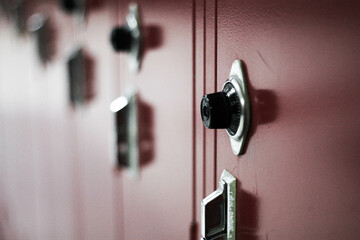 door handle and lock