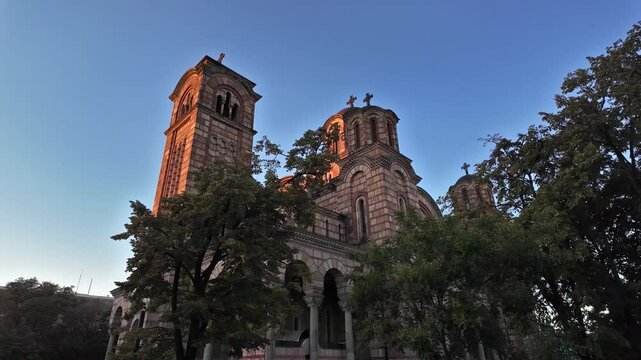 St. Marko church, one of the most famous landmarks in Belgrade, Serbia.	
