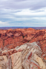 Breathtaking Landscape View of Utah's Red Rock Formations