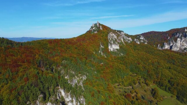 Aerial View of Sulovske Skaly, Slovakia &ndash; Rocks, Forest, and Drone Footage
