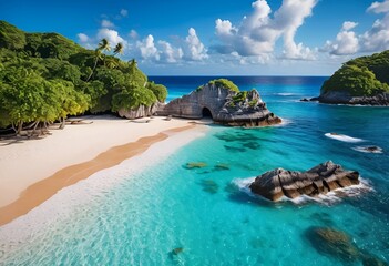 Fototapeta premium Beautiful and Peaceful Nature Scenery Illustration Landscape Countryside Tranquil Vibrant and Colorful