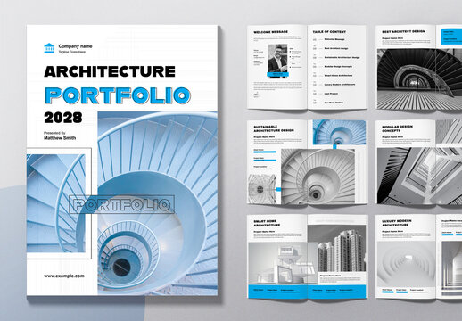 Architecture Portfolio Design Layout