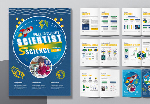 Scientific Magazine Template