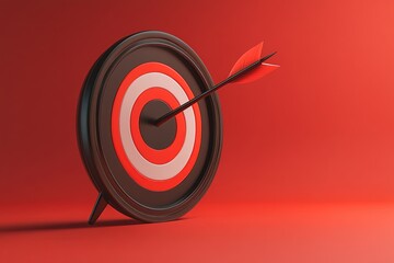 Target with Arrow