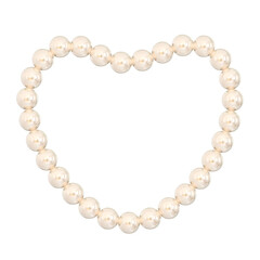 3D Pearl Frame with Elegant Decorative Design