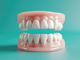 Obraz premium Tooth with Missing Teeth Close-Up
