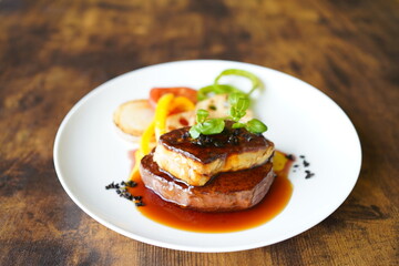 ヘレ肉＆フォアグラ　ロッシーニ風