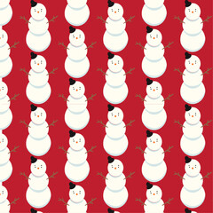 snowman Pattren red (can change the background) for printing logo, pattren, background, icon, christmas theme