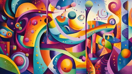 A modern celebration scene with a vibrant background, conveying the joy and pride of a major achievement