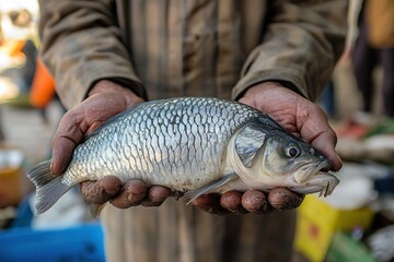 Obraz premium Freshly Caught Fish
