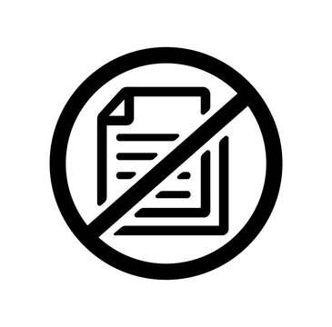 Paperless vector icon illustration