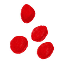 Christmas Red Element cute drawing