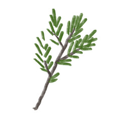 Christmas Leaf cute drawing