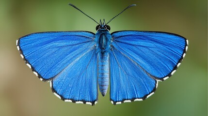 Explore the vibrant beauty of the blue butterfly in nature's splendor