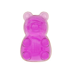 D Gummy Bear Colorful Candy Design