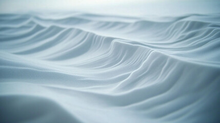 Obraz premium Abstract white wave background.