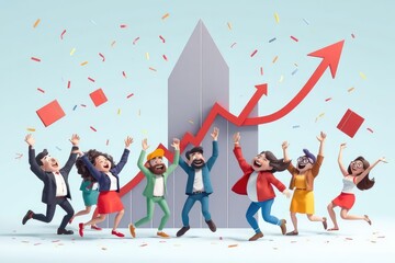 Business Success Celebration