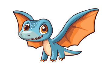 Obraz premium A super cute baby Pterodactyl