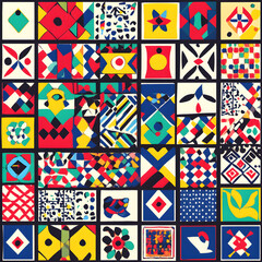 Obraz premium Tile pattern or wallpaper For interior work or home interior decoration work