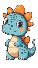 A super cute baby Stegosaurus