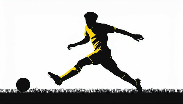 football player silhouette