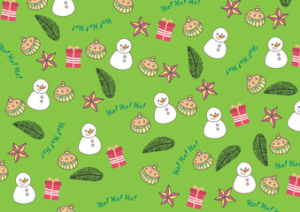 A classic Christmas pattern, perfect for the holiday season, A traditional Christmas pattern with a modern twist.