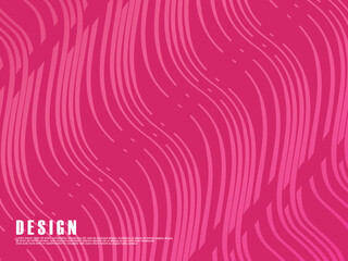 Abstract pink glowing geometric lines on pink background. Modern shiny pink wave lines pattern. Futuristic technology concept, suitable for covers, posters, banners, brochures, websites, etc.