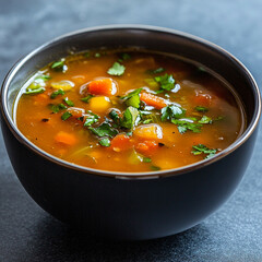 tomato soup with bread