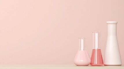 Discover how to create a minimalist lab environment featuring elegant test tubes and beakers