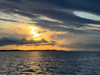 Famous Zadar romantic sunset (Zadar, Croatia) - Berühmter romantischer Sonnenuntergang in Zadar (Zadar, Kroatien) - Čuveni zadarski romantični zalazak sunca (Zadar, Hrvatska)