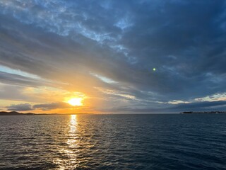 Famous Zadar romantic sunset (Zadar, Croatia) - Berühmter romantischer Sonnenuntergang in Zadar (Zadar, Kroatien) - Čuveni zadarski romantični zalazak sunca (Zadar, Hrvatska)