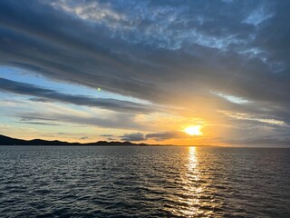 Famous Zadar romantic sunset (Zadar, Croatia) - Berühmter romantischer Sonnenuntergang in Zadar (Zadar, Kroatien) - Čuveni zadarski romantični zalazak sunca (Zadar, Hrvatska)